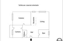 Apartament 3 camere, 69 mp utili, decomandat in zona strazii Teilor