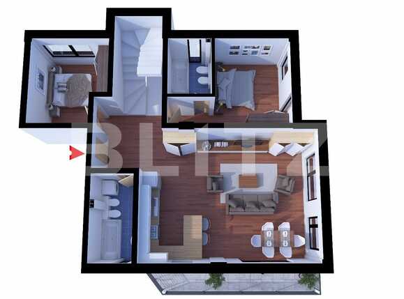 Apartament de vânzare 3 camere Grigorescu - 26488AV | BLITZ Cluj-Napoca | Poza1