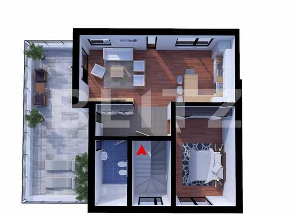 Apartament de vânzare 2 camere Grigorescu - 26491AV | BLITZ Cluj-Napoca | Poza1