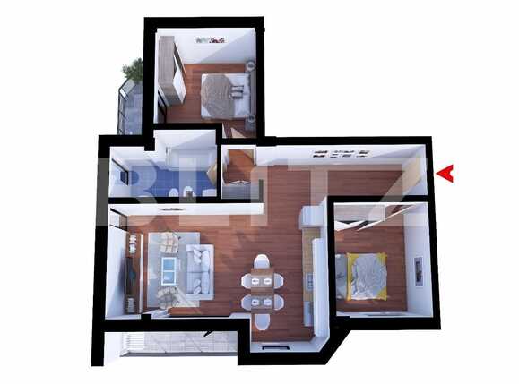 Apartament de vânzare 3 camere Grigorescu - 26494AV | BLITZ Cluj-Napoca | Poza1