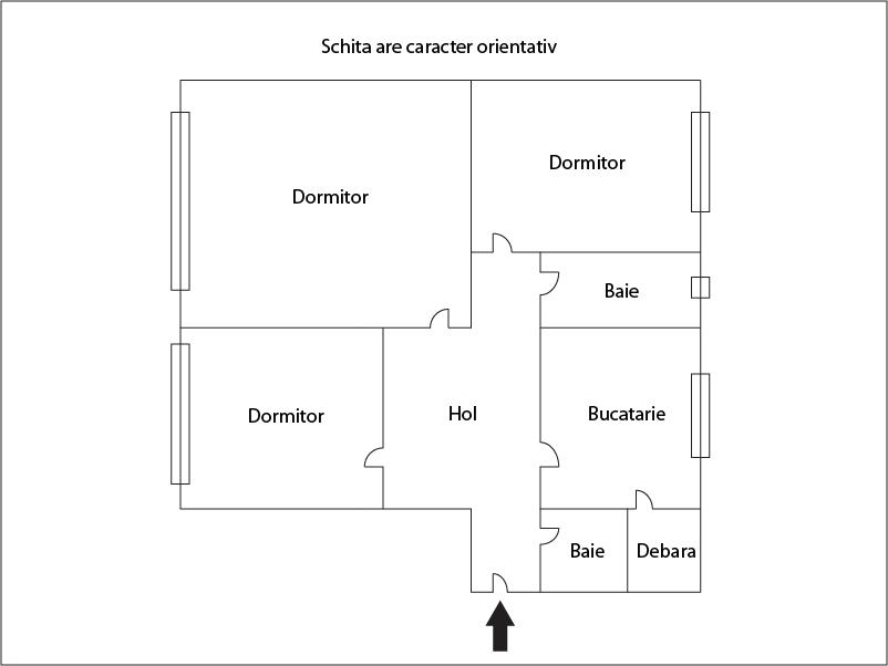 Apartament de vânzare 3 camere Manastur - 26501AV | BLITZ Cluj-Napoca | Poza1