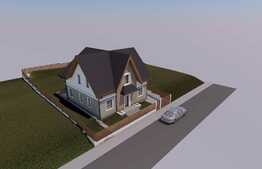 Casa individuala, 165 mp utili, teren de 408,61 mp, zona linistita