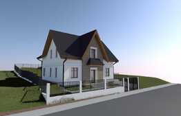 Casa individuala, 165 mp utili, teren de 408,61 mp, zona linistita