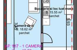 Breaking news! Apartament 43.9 mp, etaj intermediar, semifinisat, zona Kaufland! 