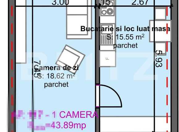 Apartament de vânzare 2 camere Marasti - 26570AV | BLITZ Cluj-Napoca | Poza1