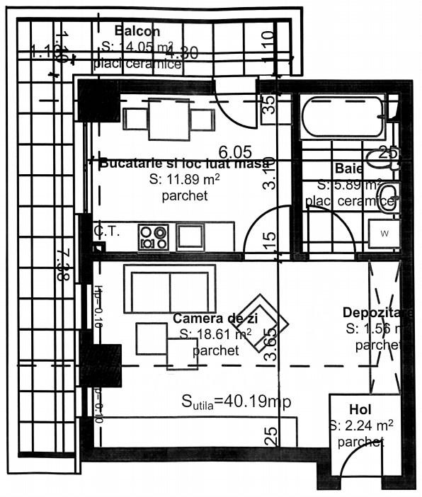 Apartament de vânzare 2 camere Marasti - 26570AV | BLITZ Cluj-Napoca | Poza1