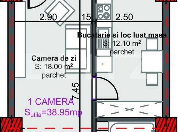 Apartament de vânzare 2 camere Marasti - 26576AV | BLITZ Cluj-Napoca | Poza1