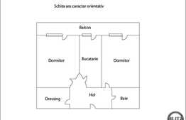 Vanzare 2 camere, 47 mp utili plus 10 mp balcon in zona Sesul de Sus