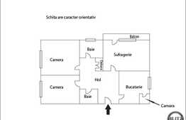 De vanzare apartament 3 camere decomandate, 65 mp utili, cu boxa si loc parcare