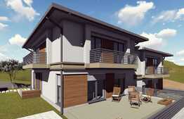 Vanzare duplex, 127 mp utili, 250 mp teren, zona rezidentiala de case/vile