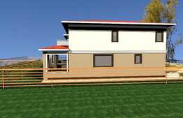 Casa de 119 mp utili, teren de 250 mp! Semifinisata!