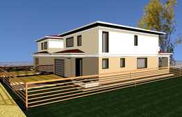 Casa de 119 mp utili, teren de 250 mp! Semifinisata!