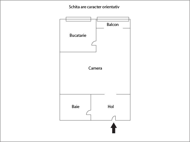 Garsonieră de vânzare Marasti - 26765AV | BLITZ Cluj-Napoca | Poza1