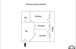 Vanzare in zona Terra, 2 camere, 56 mp, COMISION 0%, decomandat, parcare cu CF