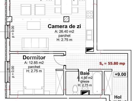 Apartament de vânzare 2 camere Zorilor - 26775AV | BLITZ Cluj-Napoca | Poza1
