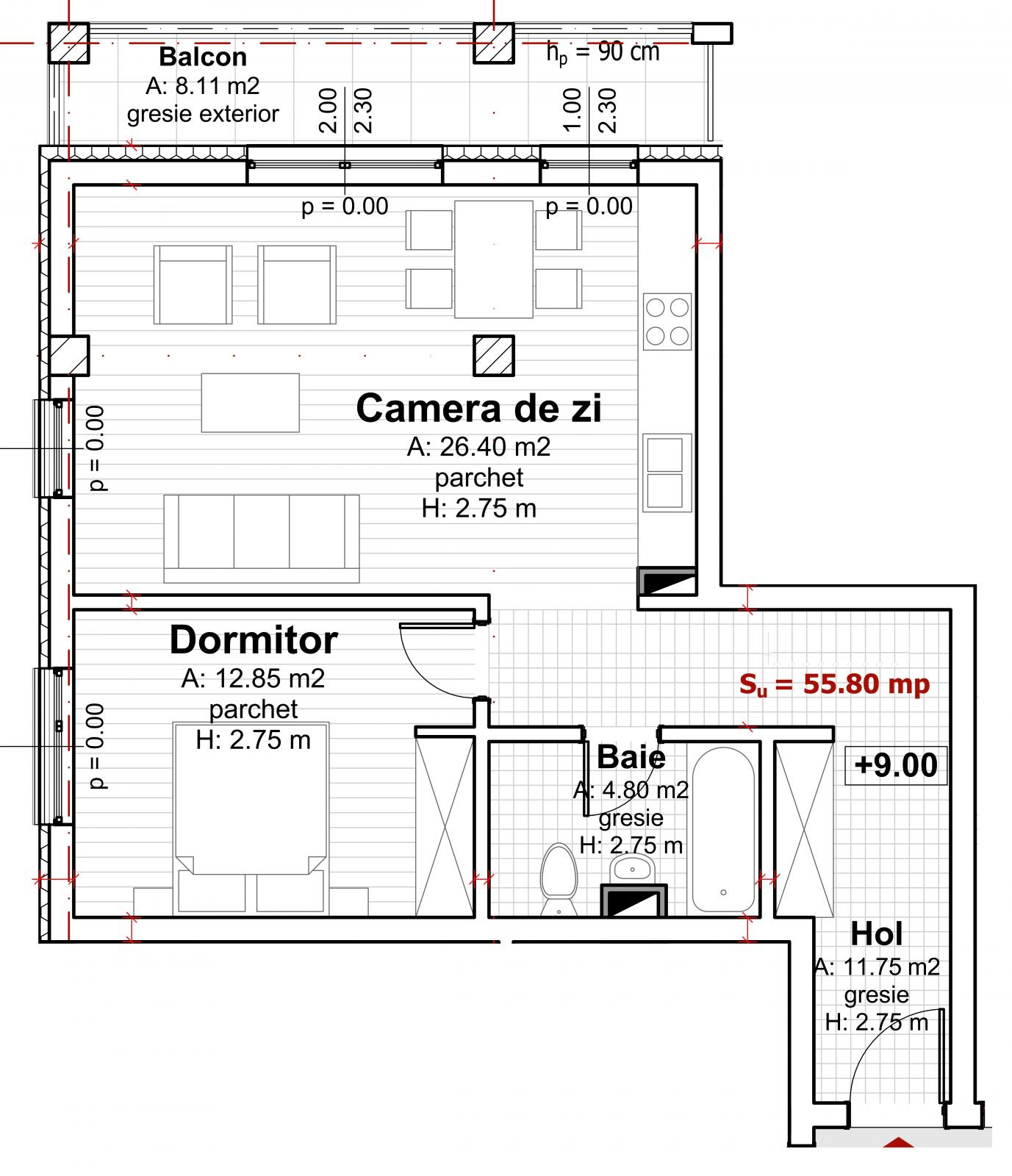 Apartament de vânzare 2 camere Zorilor - 26775AV | BLITZ Cluj-Napoca | Poza1