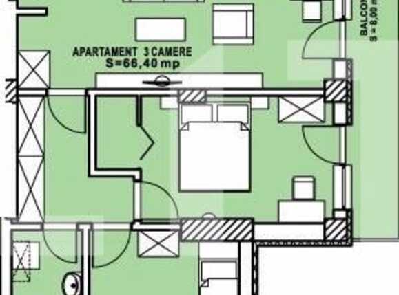 Apartament de vânzare 3 camere Bună Ziua - 26783AV | BLITZ Cluj-Napoca | Poza1