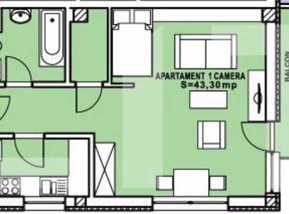 Garsonieră de vânzare Bună Ziua - 26788AV | BLITZ Cluj-Napoca | Poza1