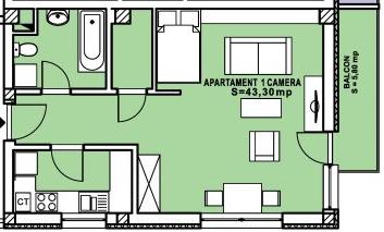 Garsonieră de vânzare Bună Ziua - 26788AV | BLITZ Cluj-Napoca | Poza1