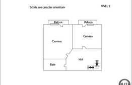 De vanzare apartament cu 3 camere decomandate! Partial mobilat, zona Baciu