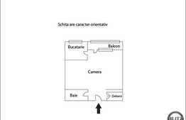 De vanzare apartament cu 1 camera, 28 mp utili, cu loc de parcare