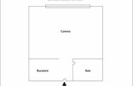 De vanzare garsoniera, 21 mp, zona strazii Plevnei