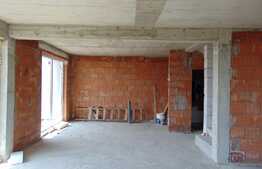 Casa cuplata, 115 mp utili, 200 mp teren, semifinisata, zona linistita de case