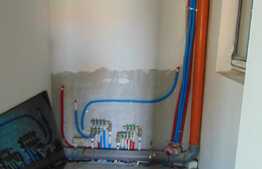 Casa cuplata de vanzare, 120 mp utili, semifinisata, teren de 100 mp