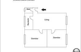 Apartament cu 3 camere de vanzare, 80 mp, cu scara interioara