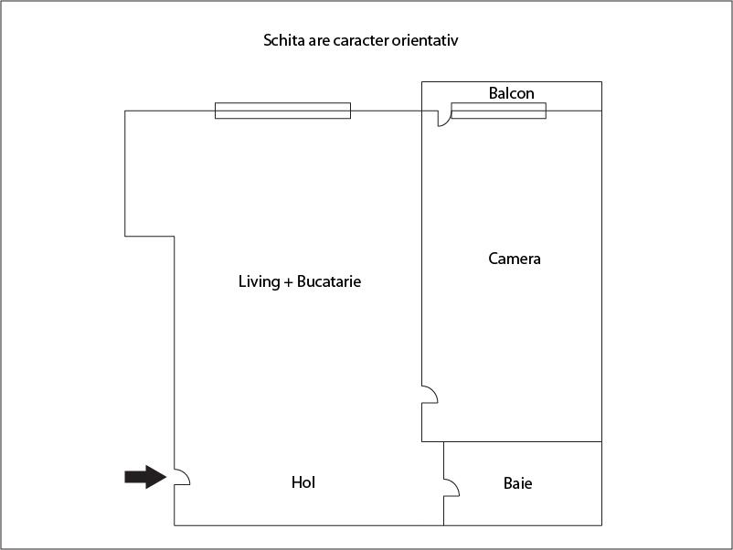 Garsonieră de vânzare Manastur - 27382AV | BLITZ Cluj-Napoca | Poza1
