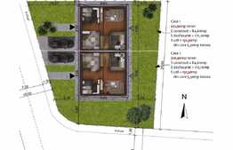 Casa cuplata 130 mp, teren 350 mp, gradina amenajata!