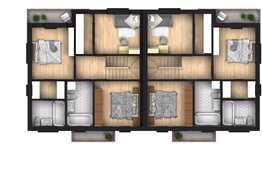 Casa cuplata 130 mp, teren 350 mp, gradina amenajata!