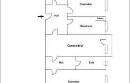 Apartament cu 3 camere, 69 mp utili, in bloc izolat termic