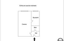 De vanzare apartament cu 1 camera in zona strazii Aleea Garbau