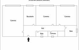 Apartament 3 camere, 67 mp, decomandat, etaj intermediar, zona Kaufland