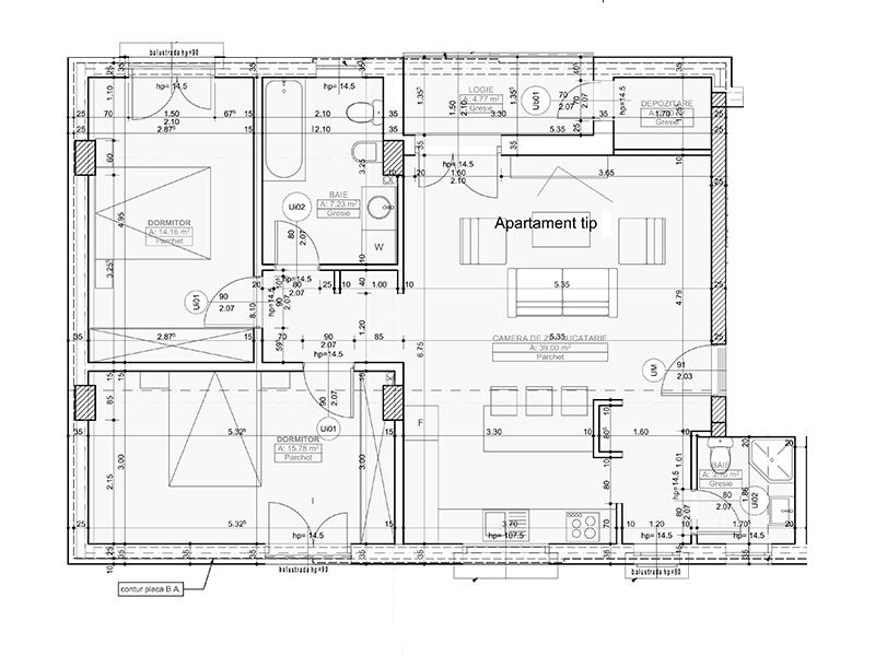Apartament de vânzare 3 camere Borhanci - 27642AV | BLITZ Cluj-Napoca | Poza1