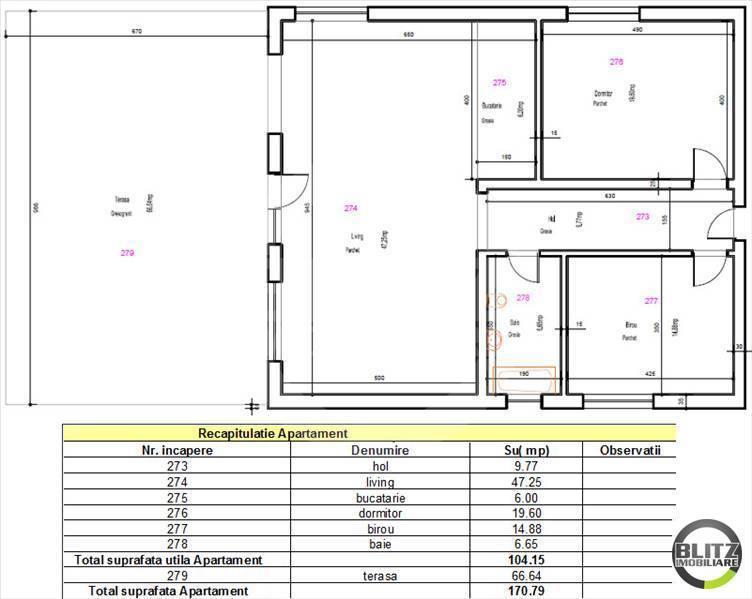 Apartament de vânzare 3 camere Floreşti - 2769AV | BLITZ Cluj-Napoca | Poza1