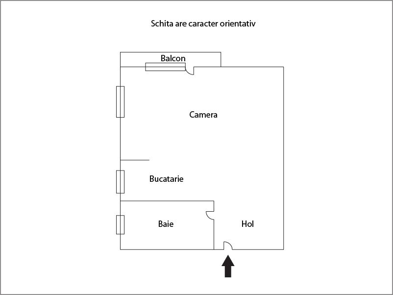 Garsonieră de vânzare Marasti - 27761AV | BLITZ Cluj-Napoca | Poza1