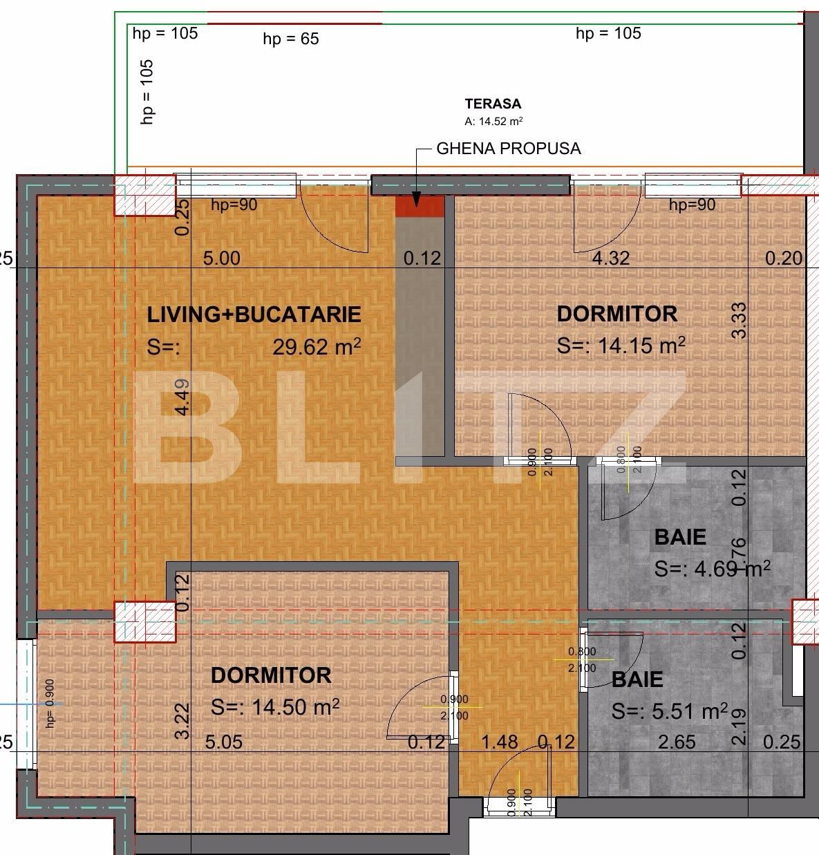 Apartament de vânzare 3 camere Marasti - 27778AV | BLITZ Cluj-Napoca | Poza2