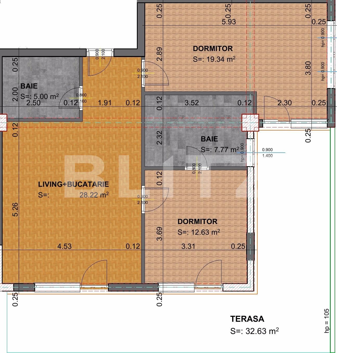 Apartament de vânzare 3 camere Marasti - 27779AV | BLITZ Cluj-Napoca | Poza2