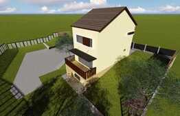 Casa individuala, 158,23 mp, teren 278,6 mp, semifinisata, zona linistita!