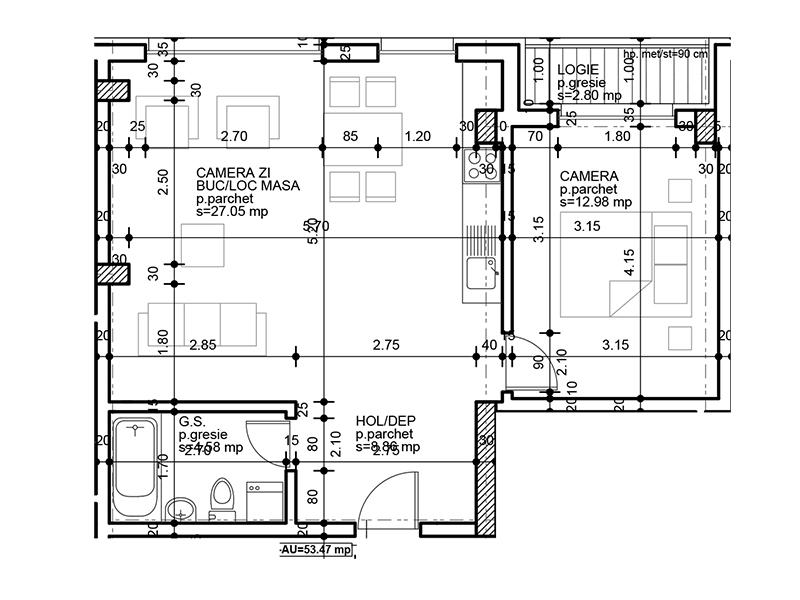 Apartament de vânzare 2 camere Borhanci - 27968AV | BLITZ Cluj-Napoca | Poza1