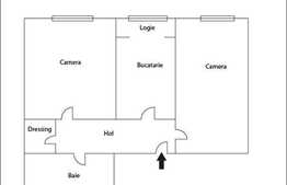 Vanzare apartament decomandat cu 2 camere, la 2 minute de Profi