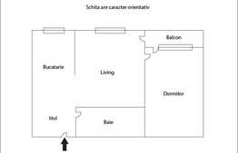 Apartament de vanzare, 2 camere, 50 mp, loc de parcare, zona strazii Somesului