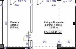 2 camere, 50.48 mp, semifinisat, finalizare mai 2018! Zona Terra!
