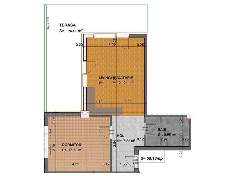 Apartament de vânzare 2 camere Marasti - 28288AV | BLITZ Cluj-Napoca | Poza1