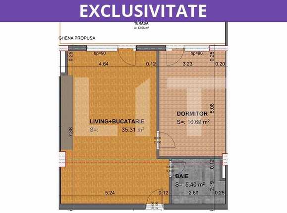 Apartament de vânzare 2 camere Marasti - 28289AV | BLITZ Cluj-Napoca | Poza1