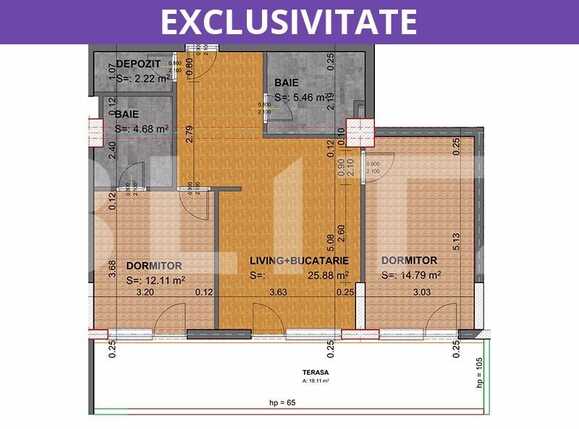 Apartament de vânzare 3 camere Marasti - 28300AV | BLITZ Cluj-Napoca | Poza1