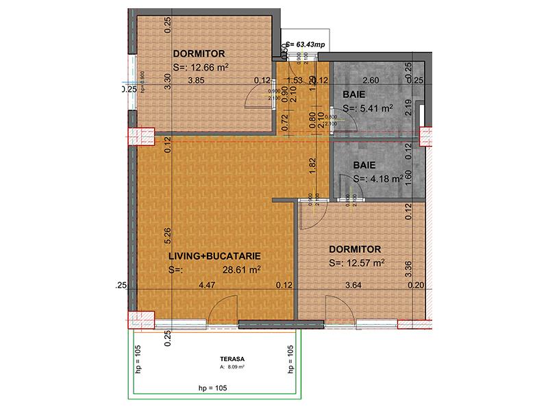 Apartament de vânzare 3 camere Marasti - 28301AV | BLITZ Cluj-Napoca | Poza1