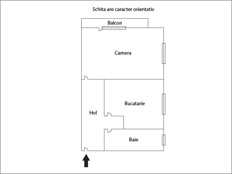 Garsonieră de vânzare Marasti - 28366AV | BLITZ Cluj-Napoca | Poza1